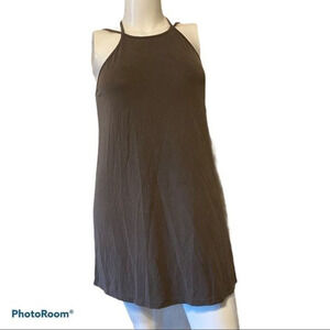 Lulu’s strappy back swing slip tank‎ mini dress.